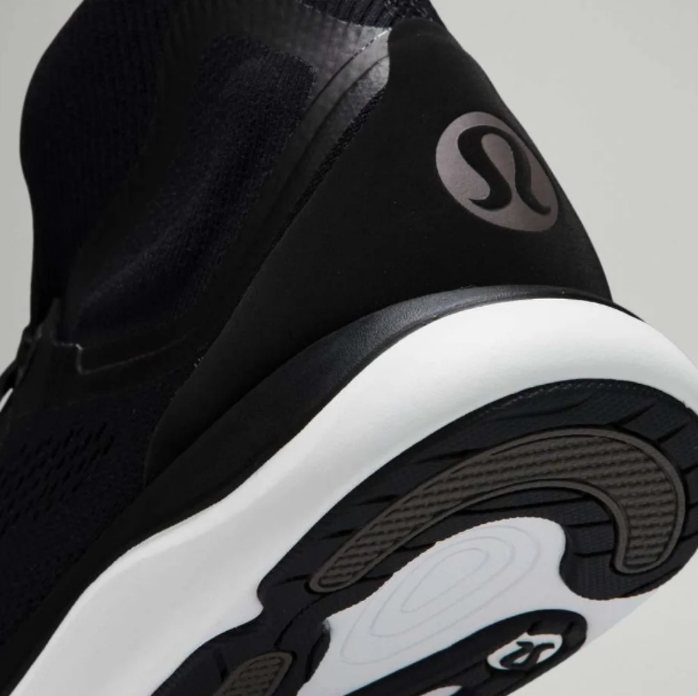 Lululemon Chargefeel Mid Womens Workout Shoe In Black/Anchor/White Size 9.5 - Picture 4 of 17